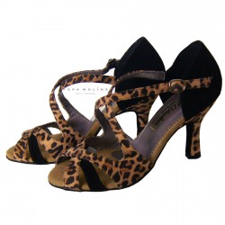 Open leopard shoe 508