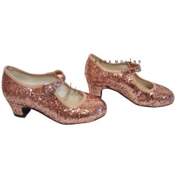 Shoe fair glitter pink O80