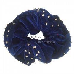 COLLECTOR Blue velvet Rhinestone